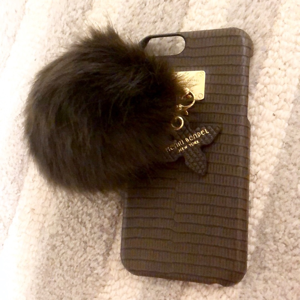 Henri Bendel 6/6S iPhone case with Pom Pom